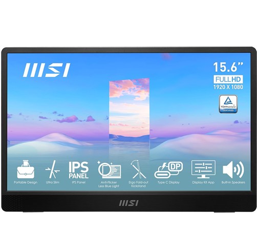 Monitor Portable MSI Pro MP161  15.6" iPS