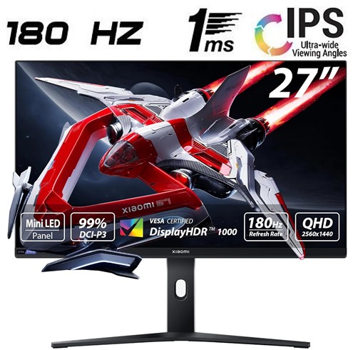 Xiaomi G PRO 27I- 27" - 180Hz-  1ms  - Mini LED