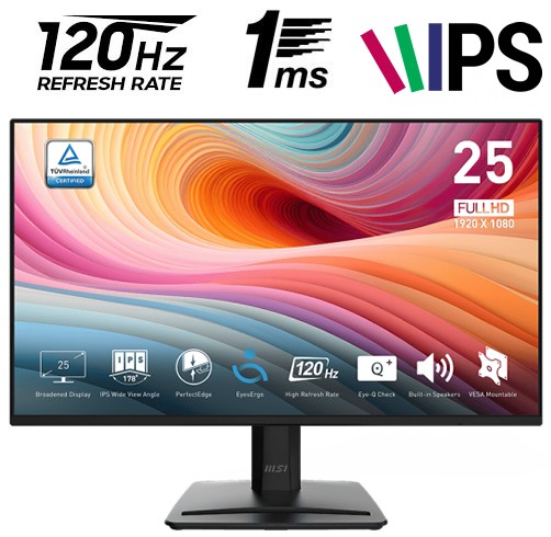 MSI PRO MP252 E2 - 25" - IPS - 120Hz