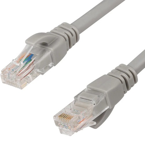 Cable UTP Argom Tech CAT6 -  50ft- 15m - 26AWG - 10GBPS - Gris - ARG-CB-1555