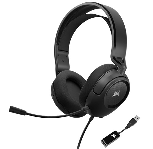 Corsair HS35 Surround v2 - Multiplataforma - Negro - CA-9011386-NA