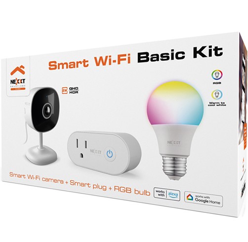 Enchufe inteligente Nexxt Home Smart Wifi Basic Kit - NHK-K119