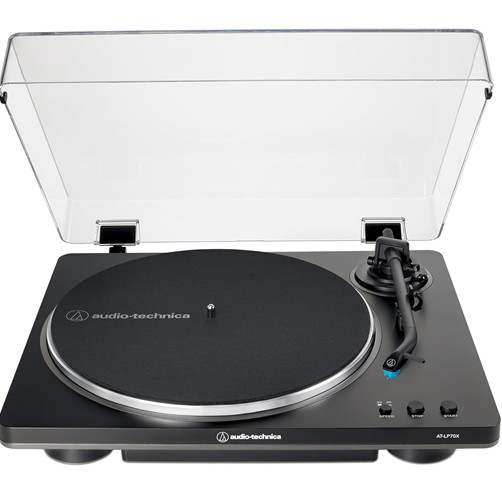 Tocadiscos Automatico Audio Technica - Bluetooth - Gris- AT-LP60X-BK