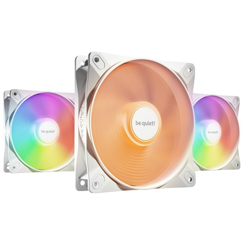 Be Quiet Light Wings LX - Pack 3 - Blanco - BL125