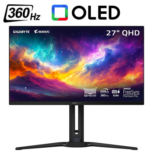 Gigabyte AORUS F027Q3- 27" - 2K - 360Hz - OLED