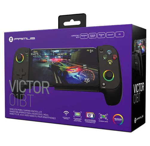 Primus Victor 01BT - PS/Switch/PC/Android/IOS - Negro - PMC-01BT